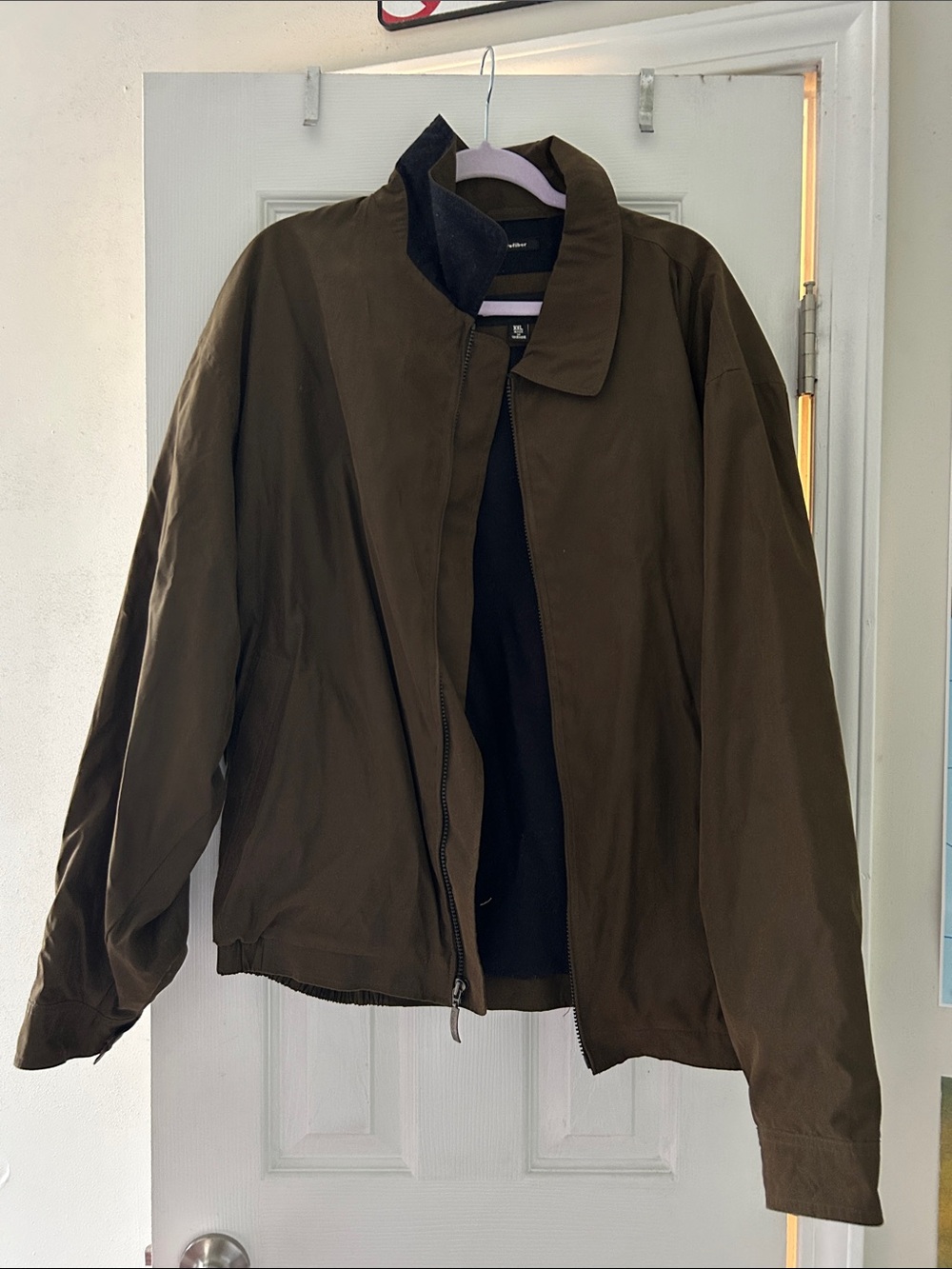 Claiborne Dark Olive Casual Zip Jacket